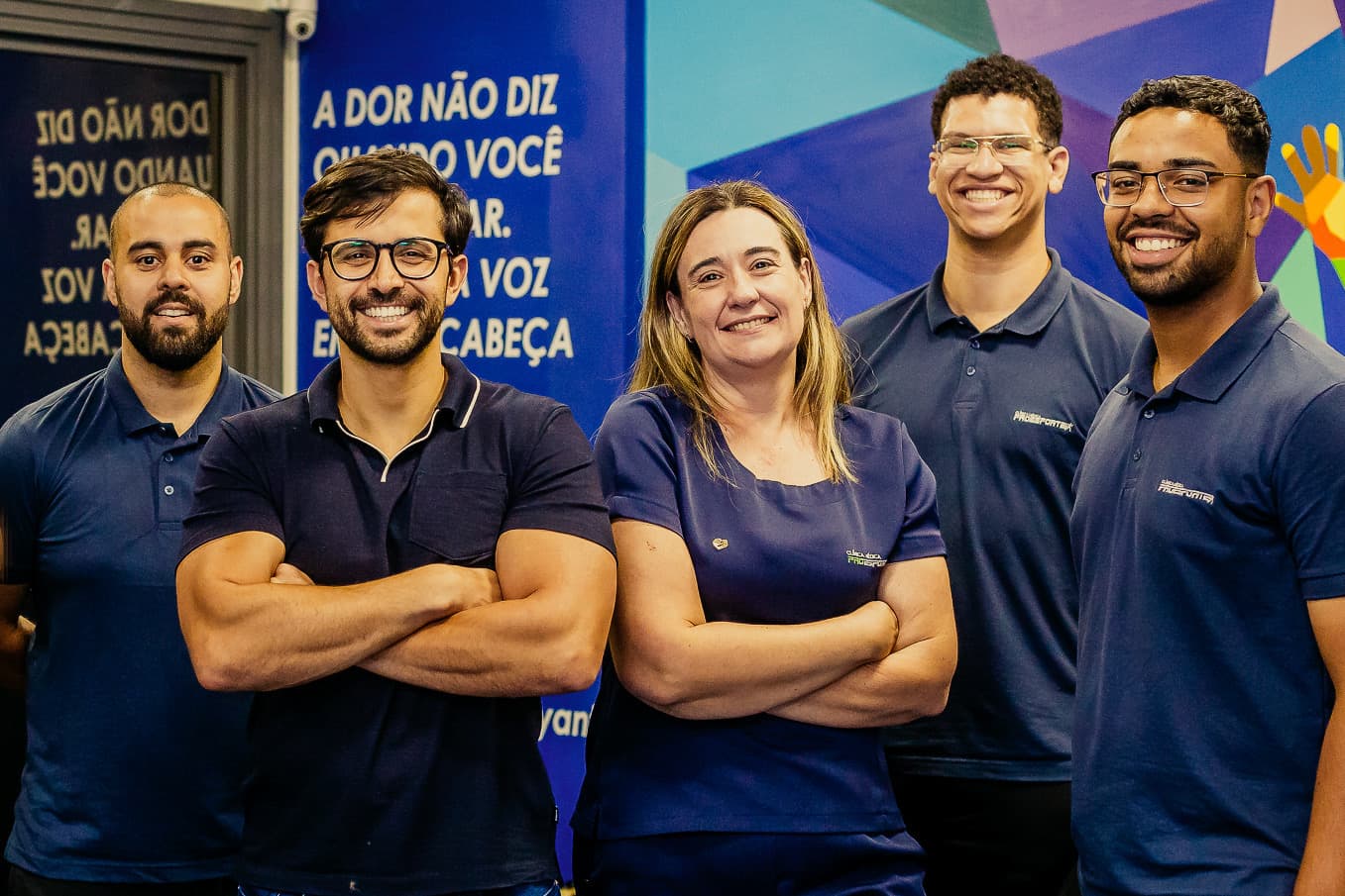 Equipe multidisciplinar em atendimento