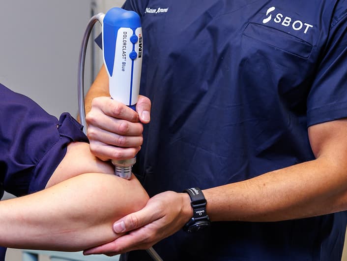 Tratamento com ondas de choque na Clínica Pro Esporte
