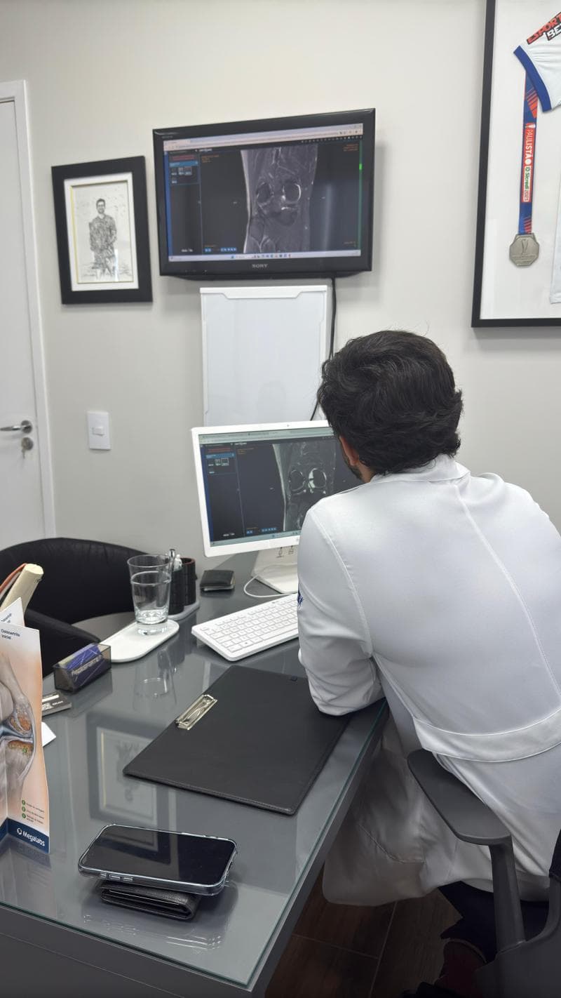 Consulta de ortopedia e traumatologia na Clínica Pro Esporte